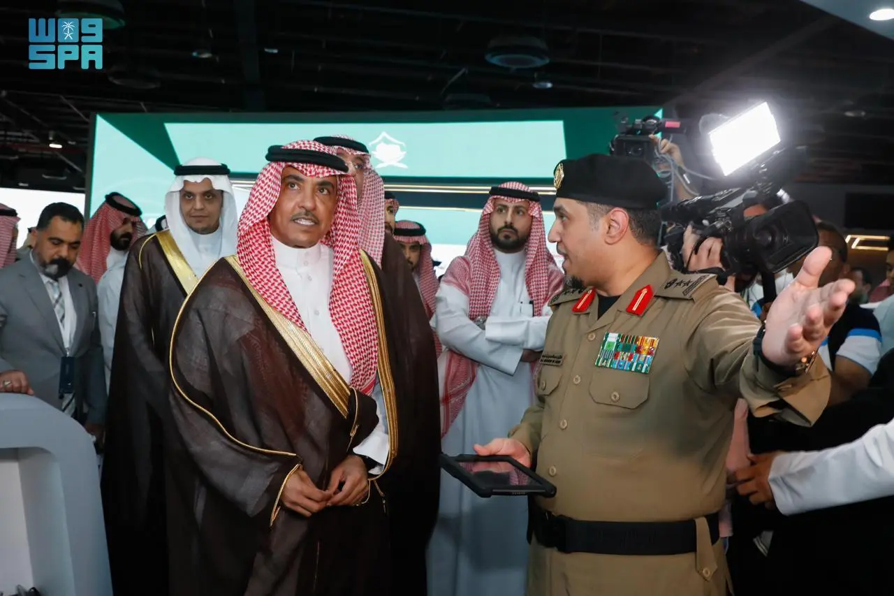 وزير الإعلام يزور جناح وزارة الداخلية في المعرض المصاحب لأعمال ملتقى إعلام الحج مكة المكرمة