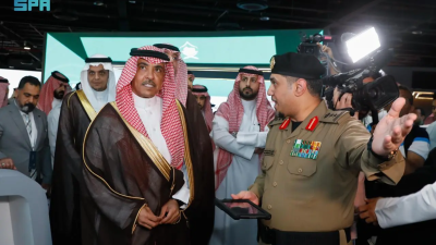وزير الإعلام يزور جناح وزارة الداخلية في المعرض المصاحب لأعمال ملتقى إعلام الحج مكة المكرمة