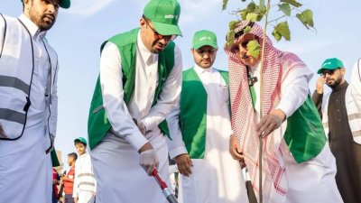 أمين منطقة الرياض يشارك في أكبر تجمع تطوعي بمبادرة "الرياض تتطوع".